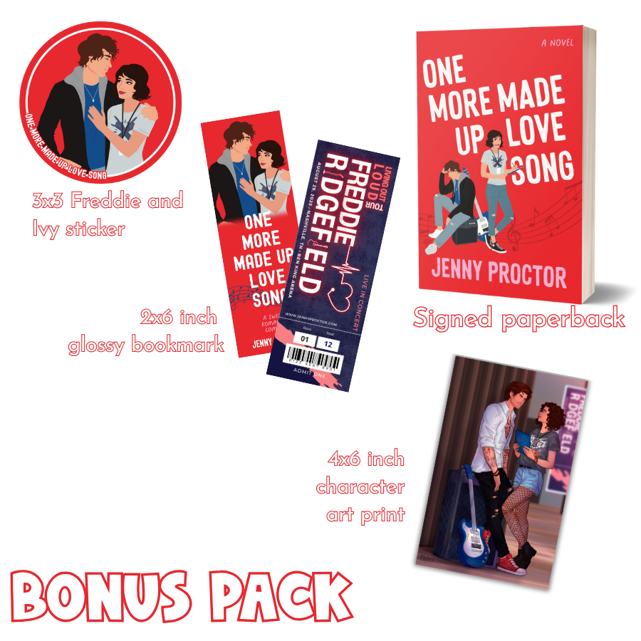 One More Made Up Love Song Signed Paperback Bonus Pack